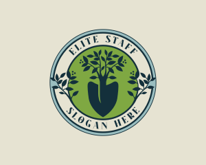 Shovel Plant Landscaping Logo