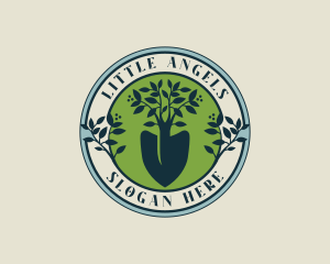 Shovel Plant Landscaping Logo