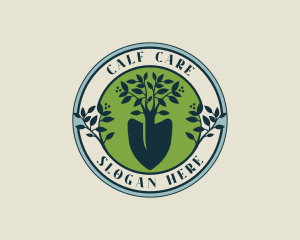 Shovel Plant Landscaping logo design