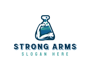 Strong Muscle Lab logo design