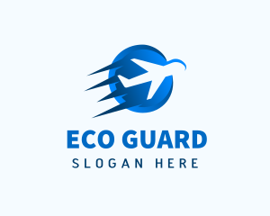 Steward - Fast Airplane Jet Transport logo design