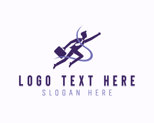Businessman - Employee Business Outsourcing logo design