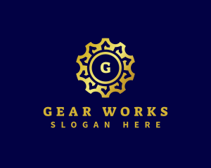 Industrial Gear Cogwheel  logo design