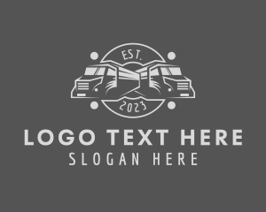 Driver - Trucking Cargo Delivery logo design