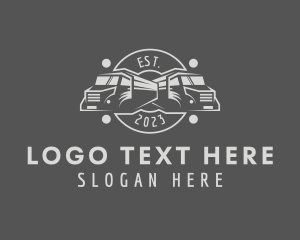 Grey - Trucking Cargo Delivery logo design