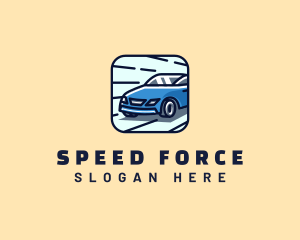 Car Speed Driving logo design