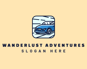 Touring - Car Speed Driving logo design