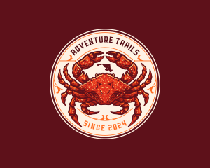 Crab Maryland Seafood logo design