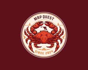 Crab Maryland Seafood logo design