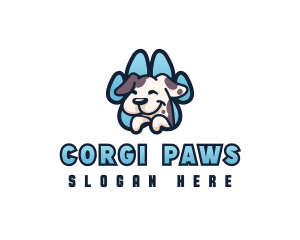 Puppy Dog Paw logo design