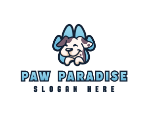 Puppy Dog Paw logo design