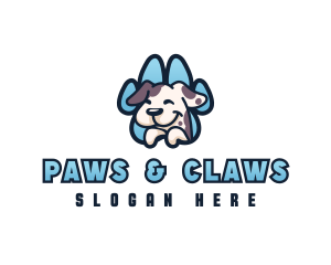 Puppy Dog Paw logo design