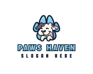 Puppy Dog Paw logo design