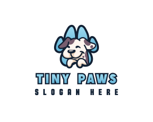 Puppy Dog Paw logo design