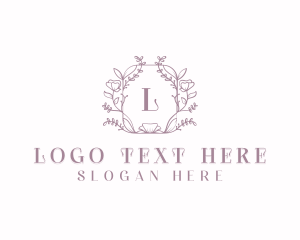Skincare - Floral Wedding Event logo design