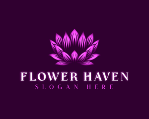 Lotus Flower Bloom logo design