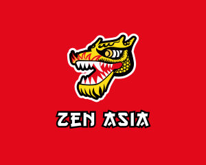 Asia - Asian Mythical Dragon logo design