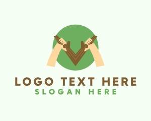 Rural - Modern Branch Hand Business logo design