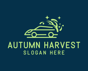 Auto - Sparkly Clean Car Wash logo design