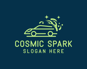 Sparkly Clean Car Wash logo design