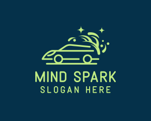 Sparkly Clean Car Wash logo design