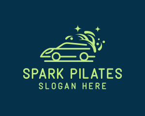 Sparkly Clean Car Wash logo design