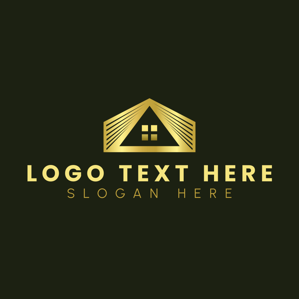 Geometric House Roofing Logo | BrandCrowd Logo Maker