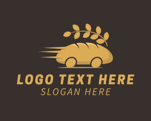 Wheat - Bread Loaf Delivery logo design