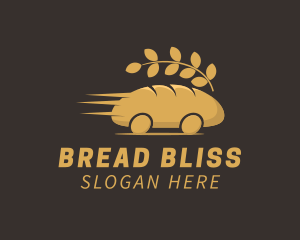 Baguette - Bread Loaf Delivery logo design