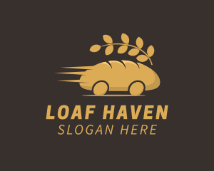 Bread Loaf Delivery logo design