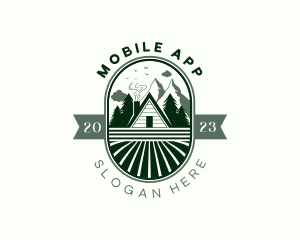 Mountain Forest Cabin Logo