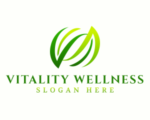 Leaf Spa Wellness logo design