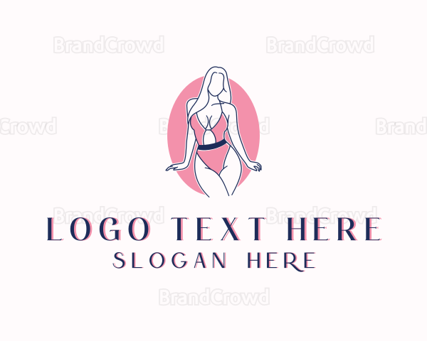 Sexy Swimsuit Bikini Logo