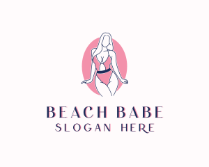 Sexy Swimsuit Bikini logo design