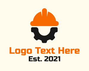 Infrastructure - Hardhat Gear Engineering logo design