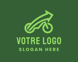 E Bike - Arrow Cycling Bike logo design