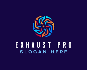 Exhaust - Fire Ice Exhaust logo design