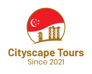 Sightseeing - Singapore City Flag logo design