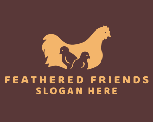 Poultry - Poultry Hen & Chick logo design