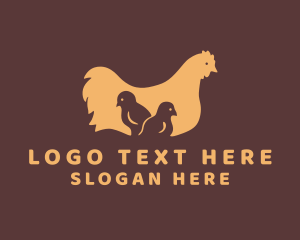 Poultry - Poultry Hen & Chick logo design