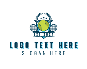 Athlete - Tennis Sports Tournament logo design