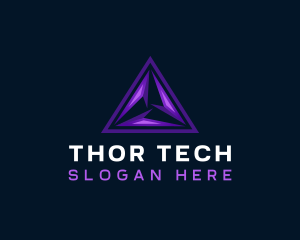 Triangle Digital Tech logo design