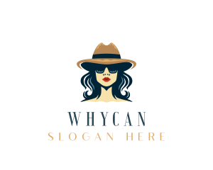 Feminine Hat Style Logo