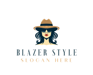 Feminine Hat Style logo design