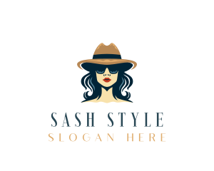 Feminine Hat Style logo design