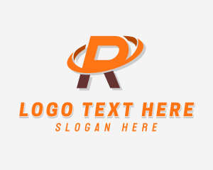 Generic Orbit Letter R  Logo