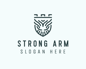 Shield Crest Security logo design