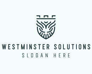 Shield Crest Security logo design