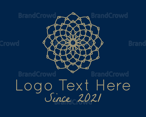 Ornamental Flower Mandala Logo