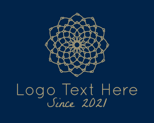 Massage - Ornamental Flower Mandala logo design